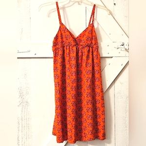 Old Navy Orange Floral Dress